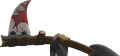 First-person view with blood.
