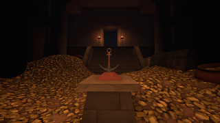 The treasure is revealed to be... an anchor