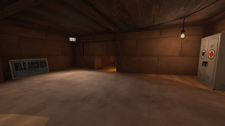 The entrance from BLU forward spawn