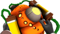 RED first-person Spy view with Halloween JACK.