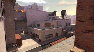 The middle of the map as described